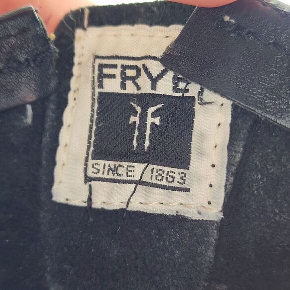 Frye Women's Veronica Slouch US 8,5B Black Leather PullOn Tall Riding Boots - Picture 16 of 16